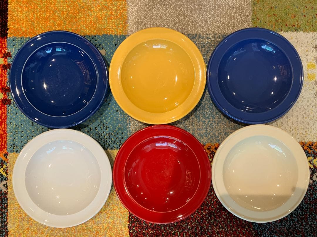 エミールアンリEmile Henry　入手困難　パスタプレート6枚　22cm