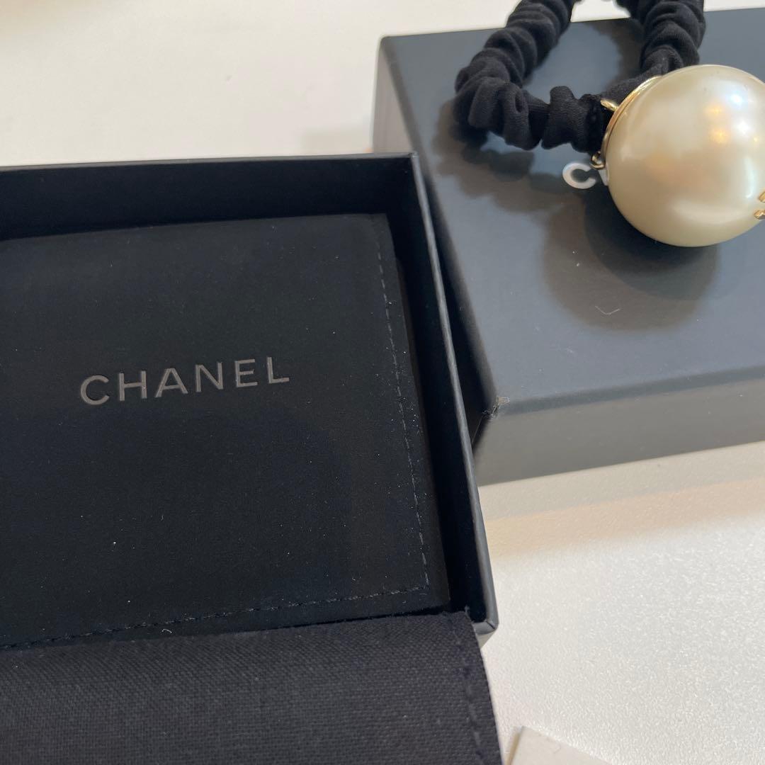 シャネル　ヘアゴム　パール　未使用