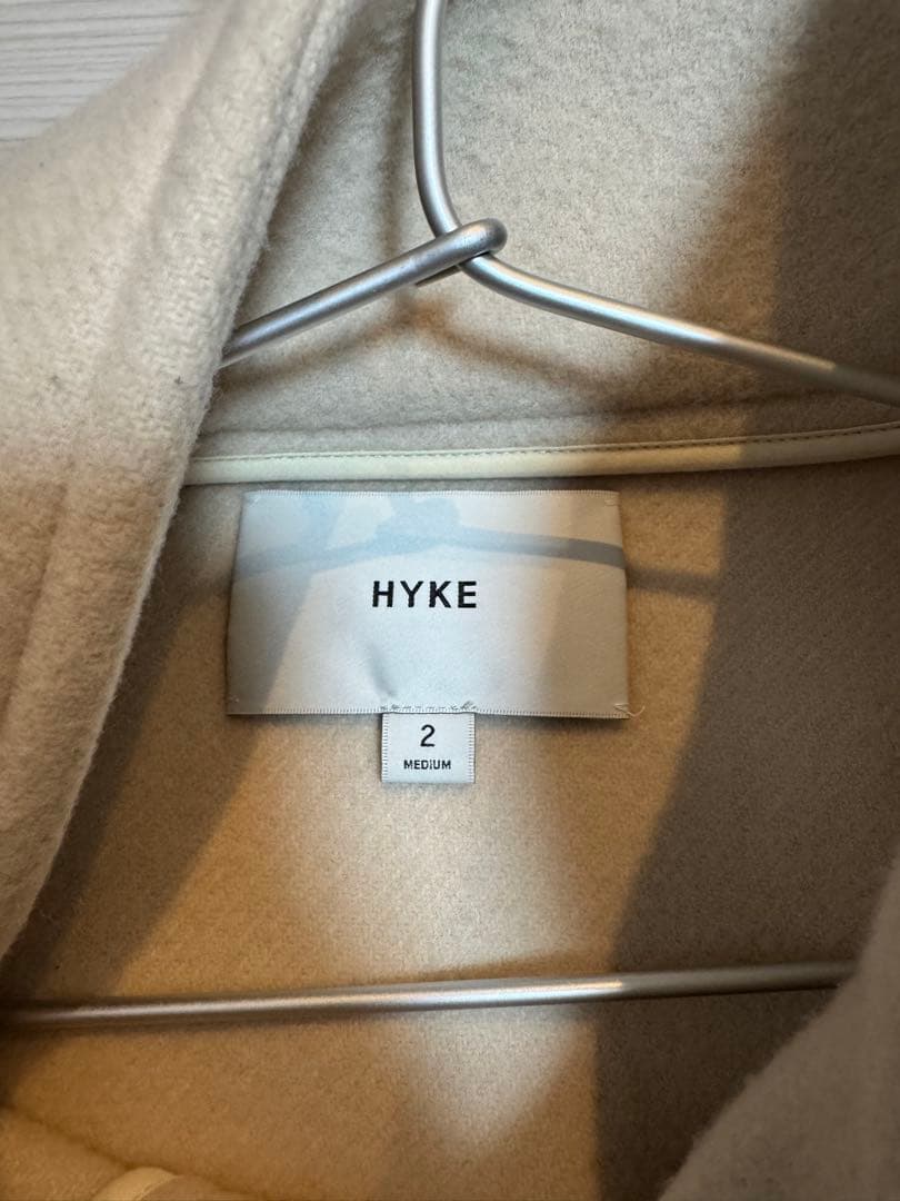 HYKE DOUBLE FACE DUFFLE JACKET クリーニング済 2
