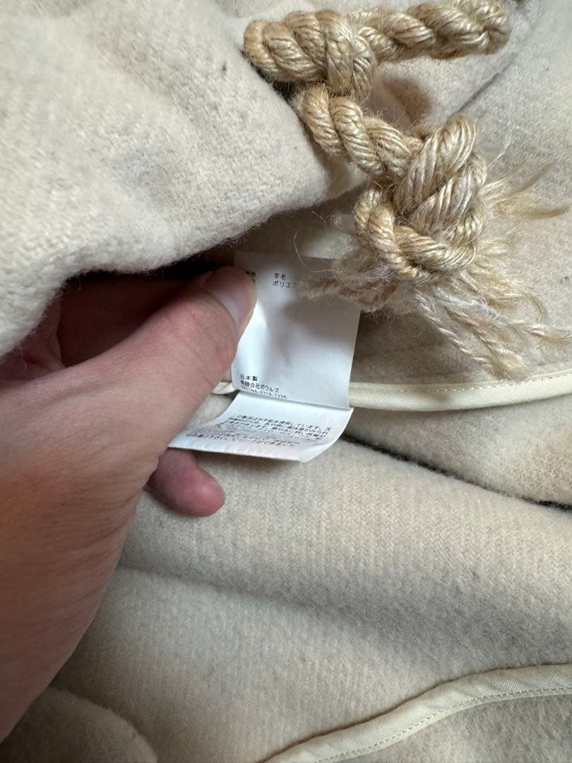 HYKE DOUBLE FACE DUFFLE JACKET クリーニング済 2