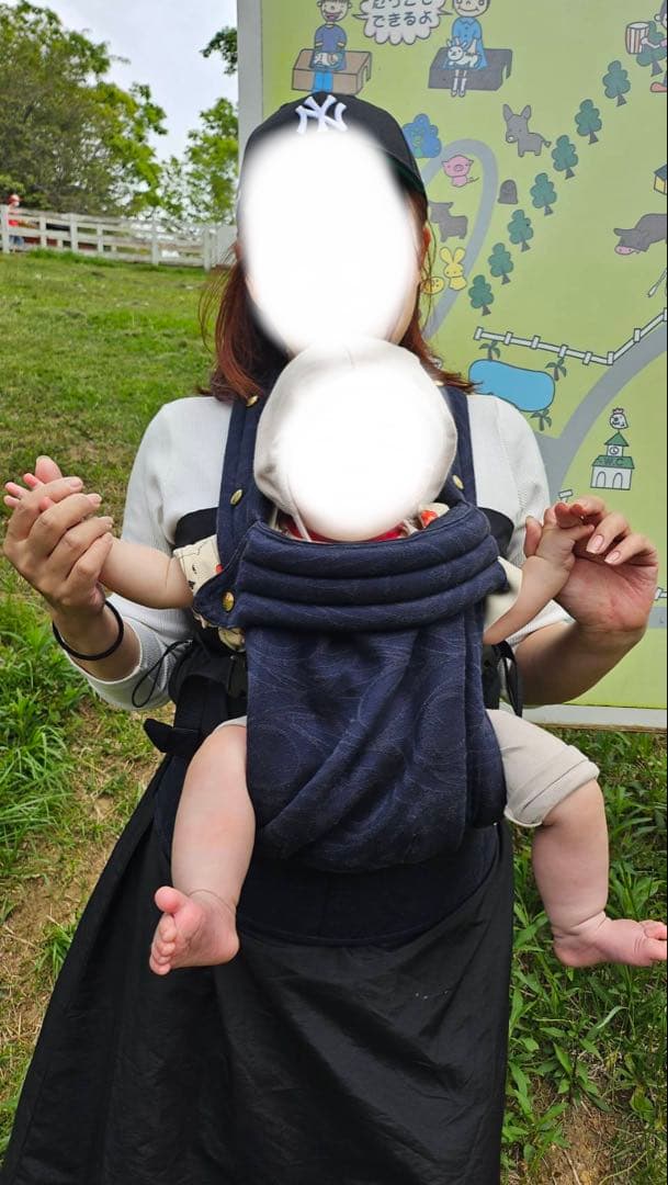 [arti poppe] acomay　ザイガイスト ネイビー 抱っこ紐
