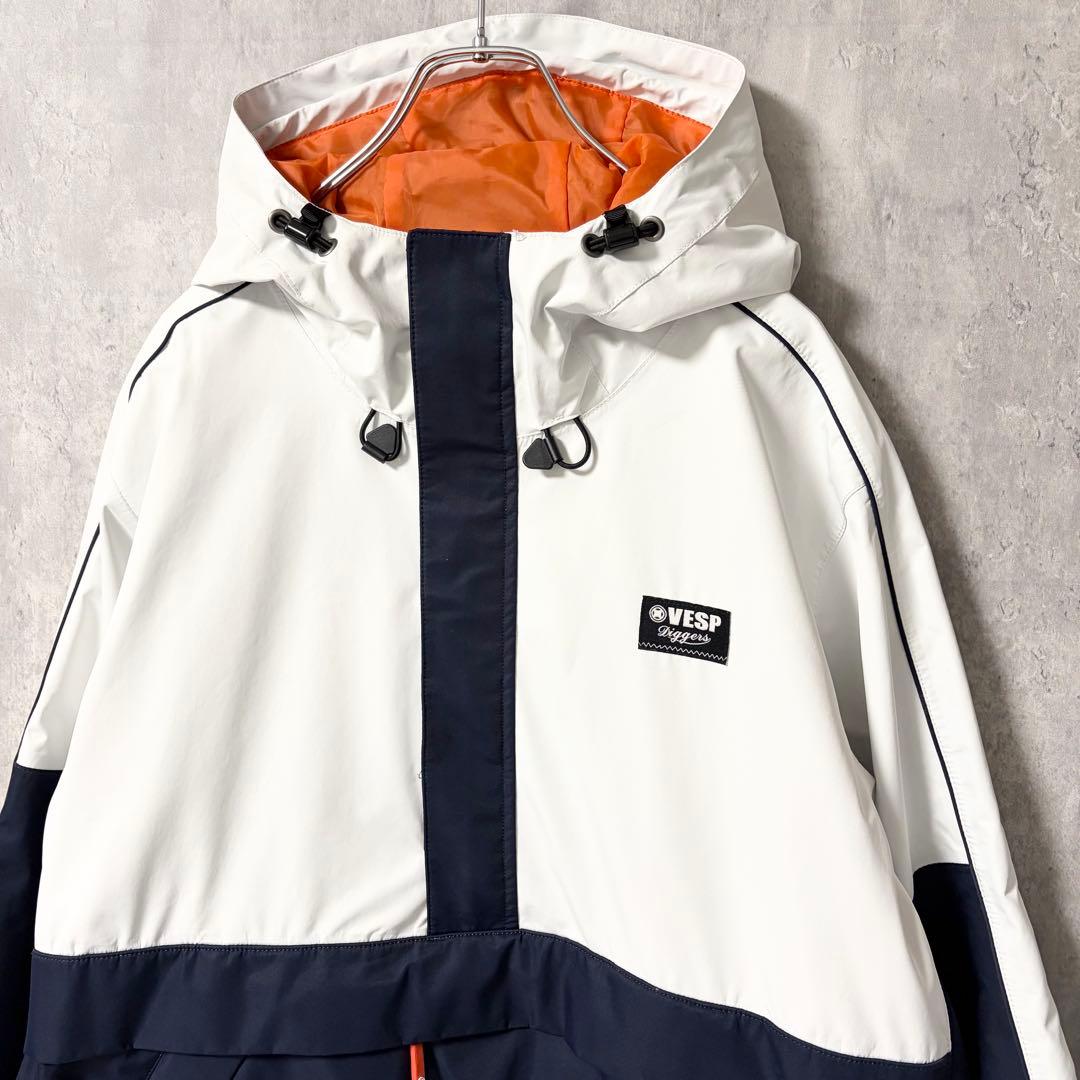 【良品】VESP スノーボード Lサイズ ナイロンジャケット パスケース付き