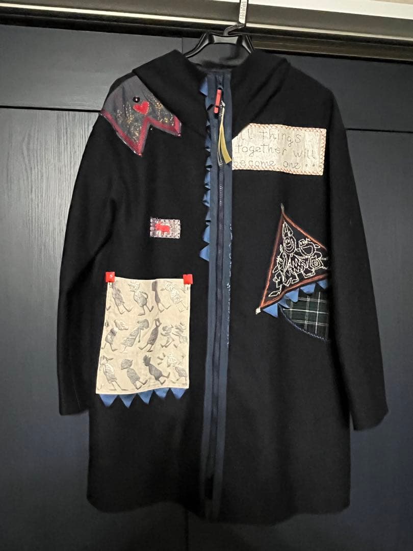 最終お値下げ　 アルベロフード付きコート　18000円→12000円