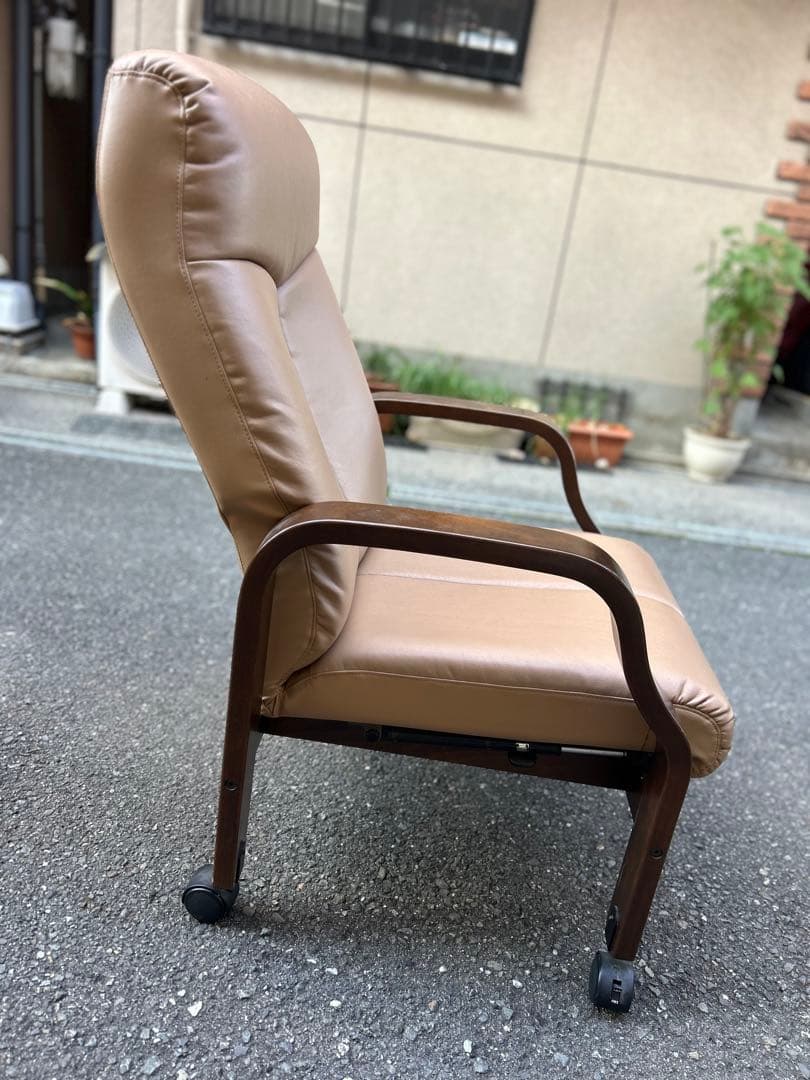 富士ファニチア リクライニングチェア　ベージュ