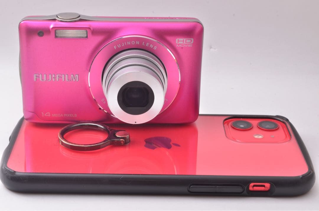 【希少ピンクのカメラ】エモーショナル　コンデジ　富士フイルム　FUJIFILM