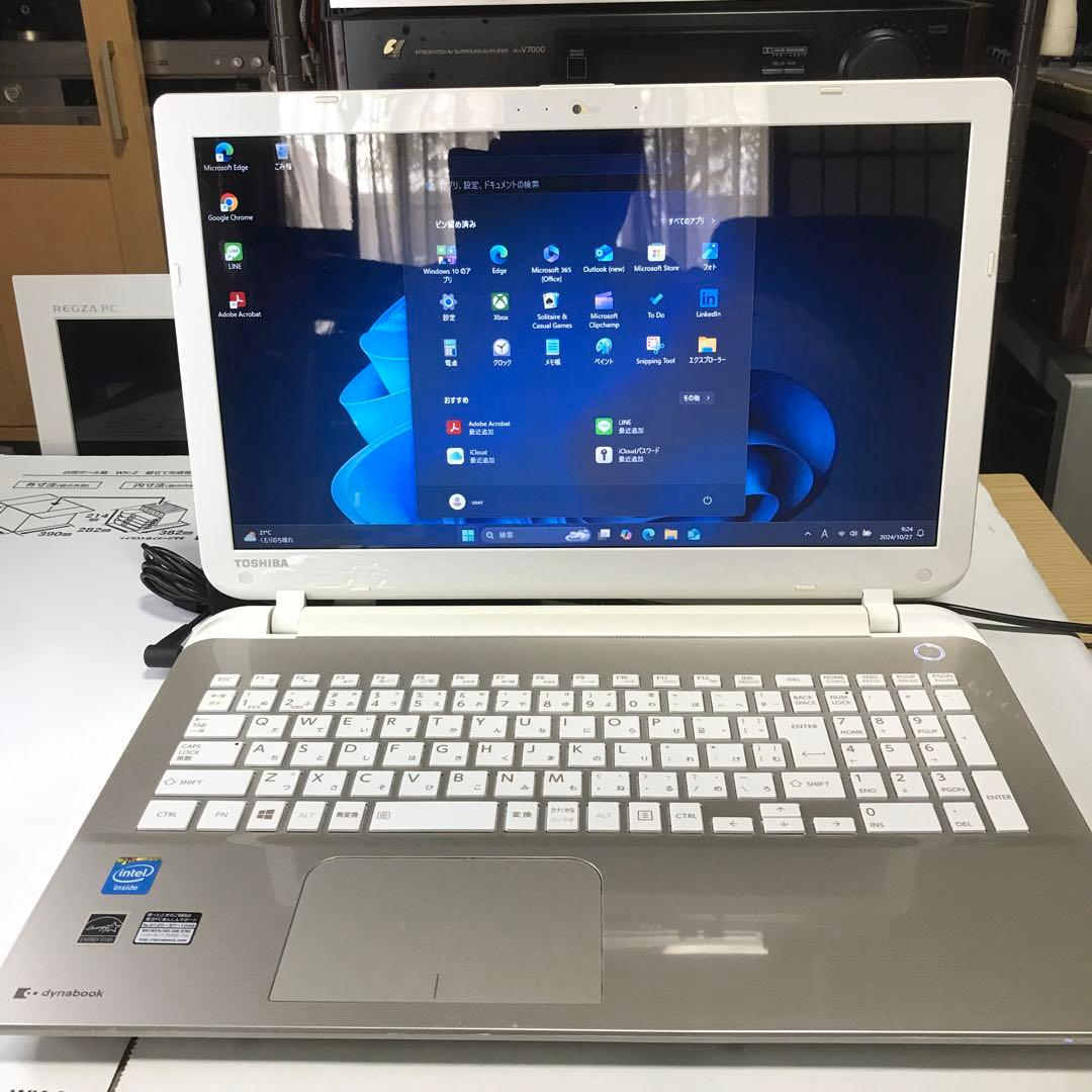 TOSHIBA dayna book Windows11core M 美品