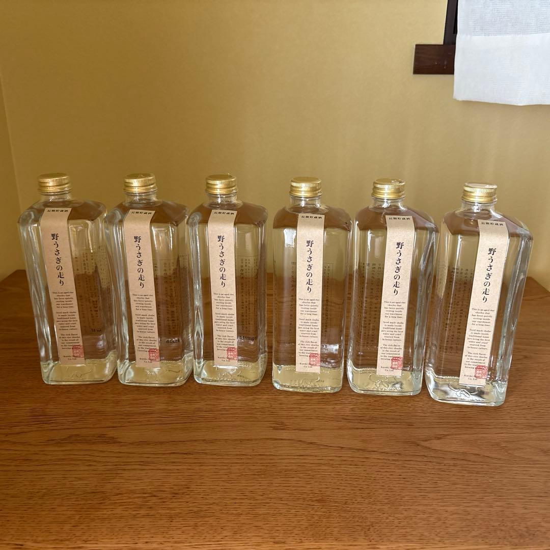 野うさぎの走り 37度　木桶仕込み　600ml 6本セット　焼酎