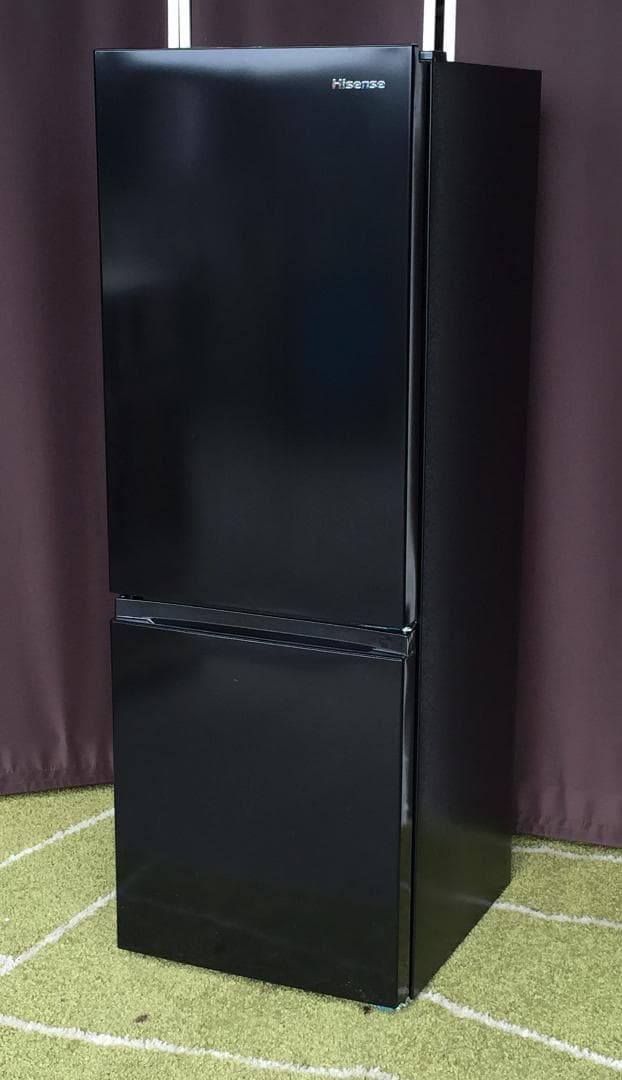 送料込★2ドア冷蔵庫/2D☆2024年☆大容量175L☆ブラック/黒☆ハイセンス