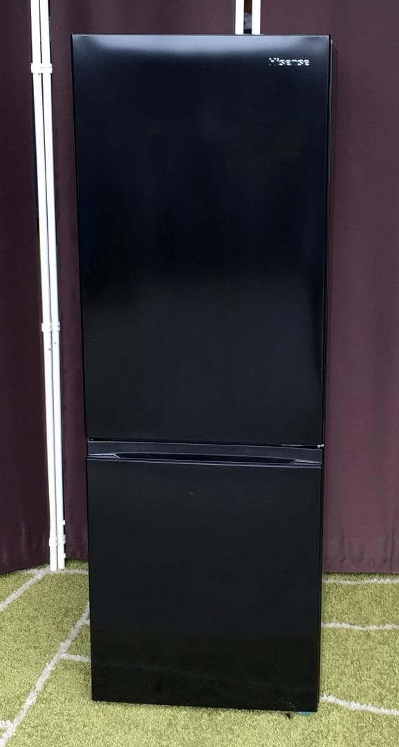 送料込★2ドア冷蔵庫/2D☆2024年☆大容量175L☆ブラック/黒☆ハイセンス