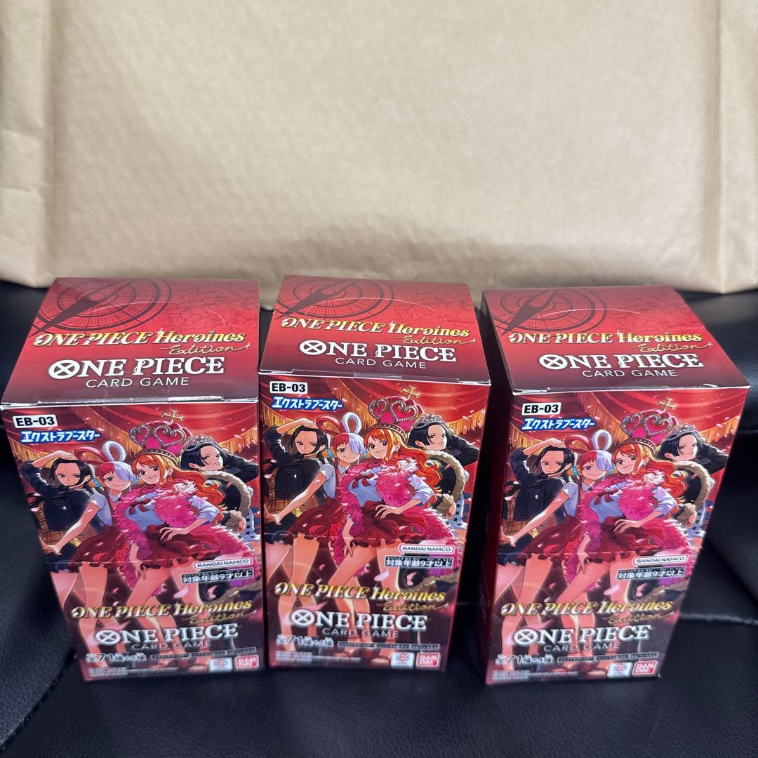 【未開封】 ONE PIECEカードHeroines Edition 3box