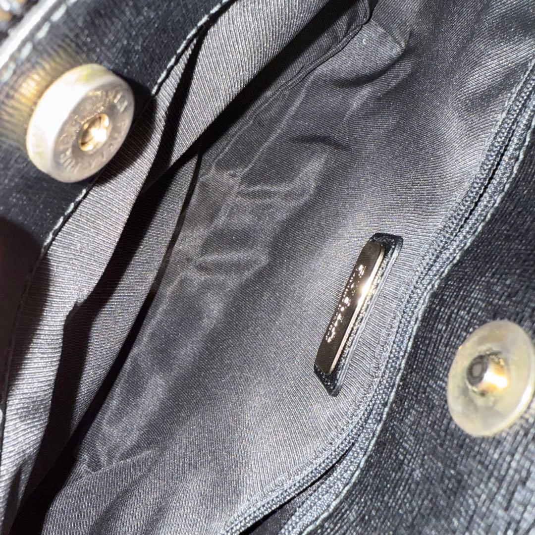 【極美品】FURLA　フルラ　ハンドバッグ　テッサ　ブラック　サフィアーノ