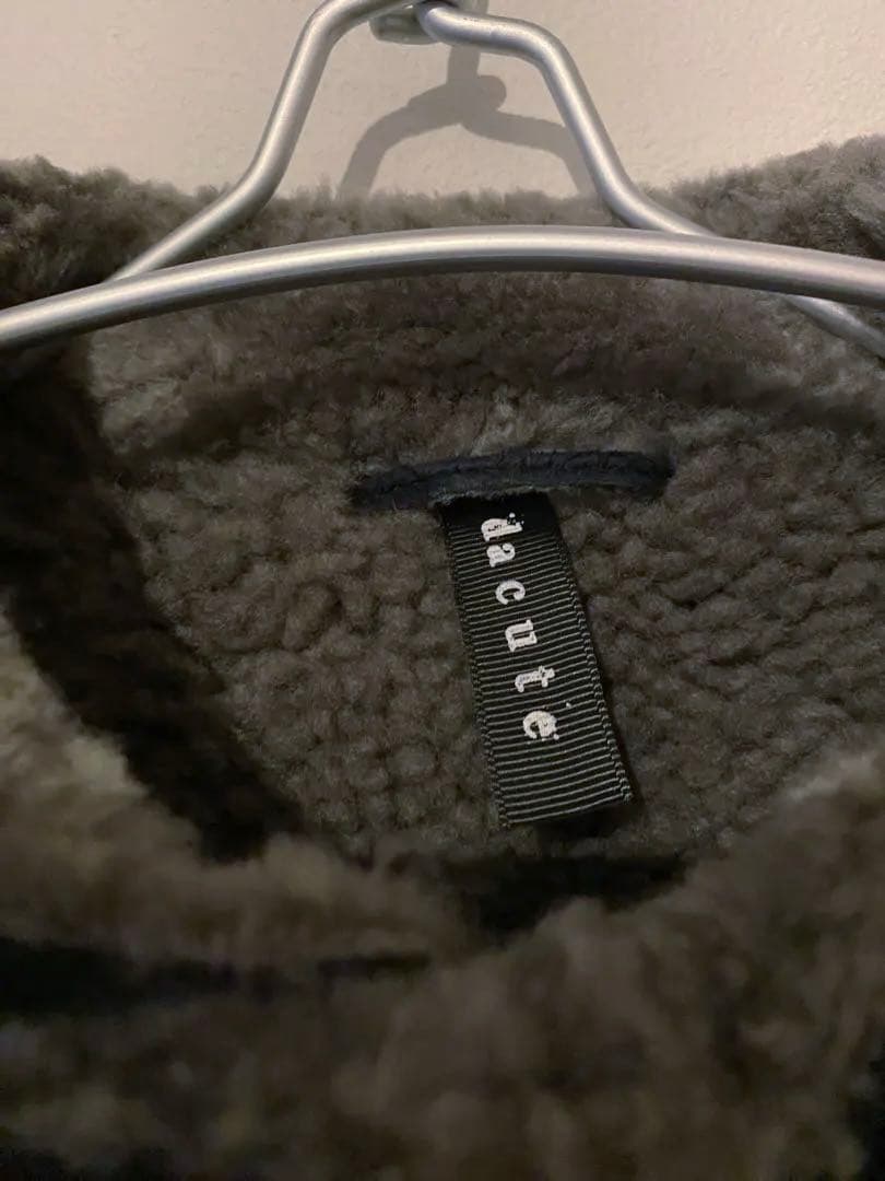 【極暖 高級◎】DACUTE リアルムートン ライダースジャケット イタリア製