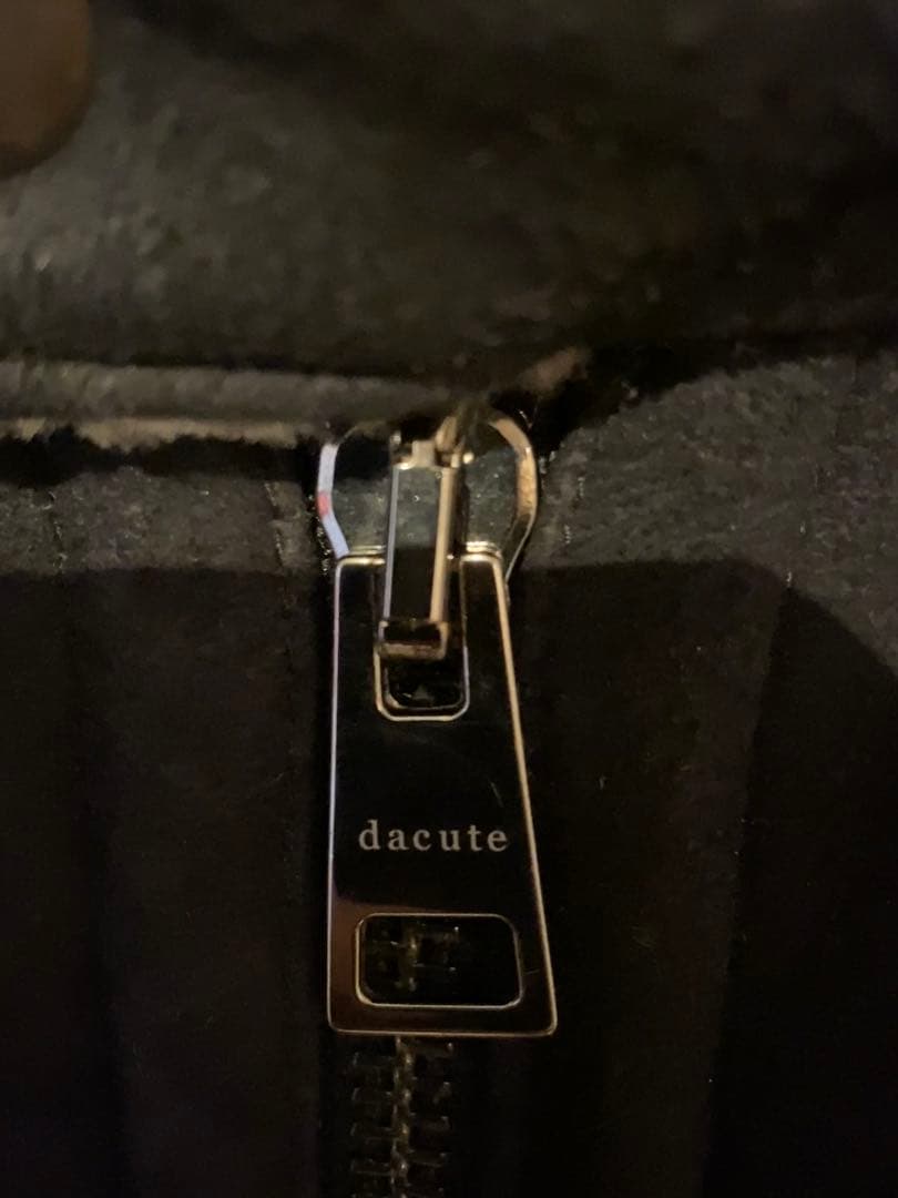 【極暖 高級◎】DACUTE リアルムートン ライダースジャケット イタリア製