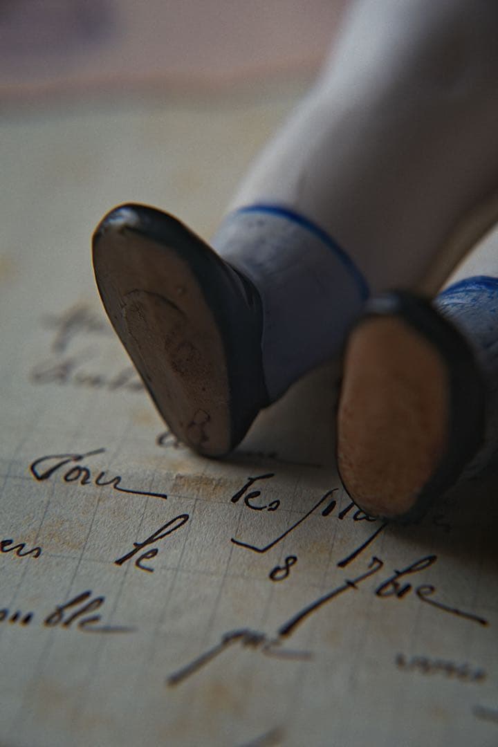 アンティーク ビスクドール ミニョネット ドイツ Hertwig オールビスク