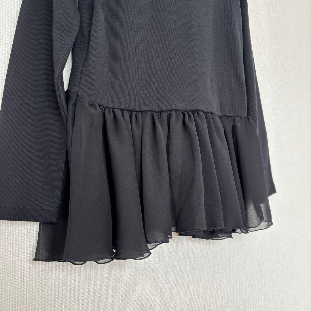 【新品未使用】girlish St.cecilia スソカラ　フリル　ブラック