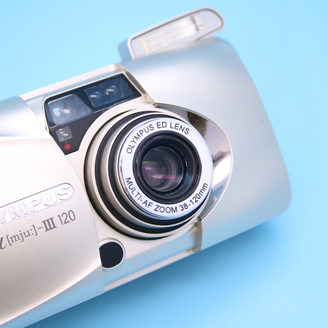 ❁美品❁OLYMPUS μ [mju:] -Ⅲ 120 フィルムカメラ 動作◎