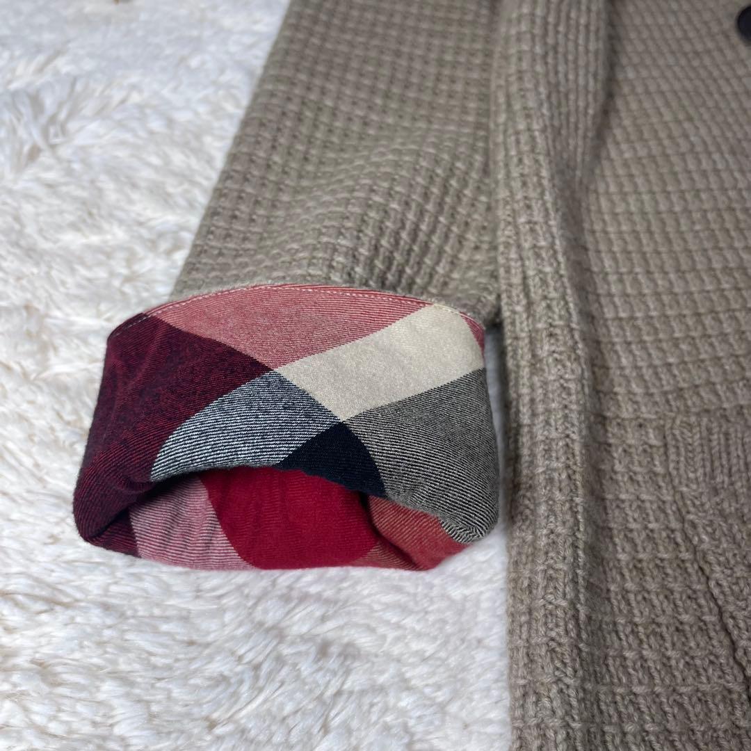 未使用✨ブルーレーベルクレストブリッジ　ダッフルコート　ワッフル　ラクーンファー