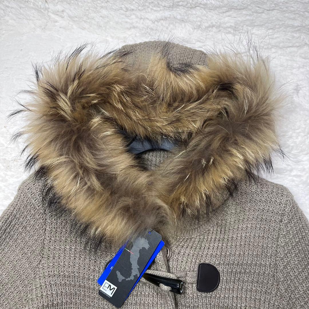 未使用✨ブルーレーベルクレストブリッジ　ダッフルコート　ワッフル　ラクーンファー