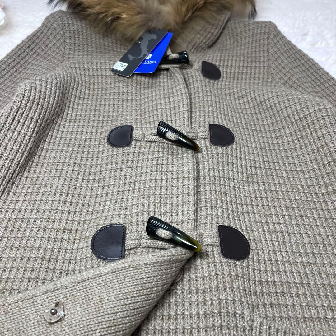 未使用✨ブルーレーベルクレストブリッジ　ダッフルコート　ワッフル　ラクーンファー