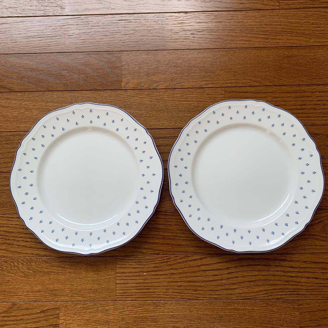 【希少品】リチャードジノリ　ロイヤルブルー　26cmプレート　2枚