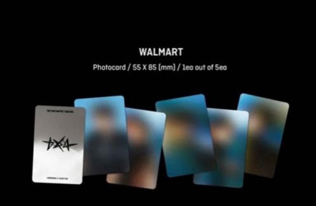 TXT テヒョン　アメリカ限定 ウォルマート トレカ TOGETHER