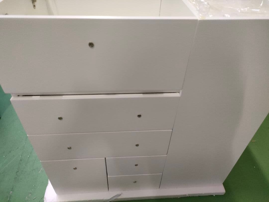 7/0418m01 コスメワゴン MUD-6649WH　小型ドレッサー