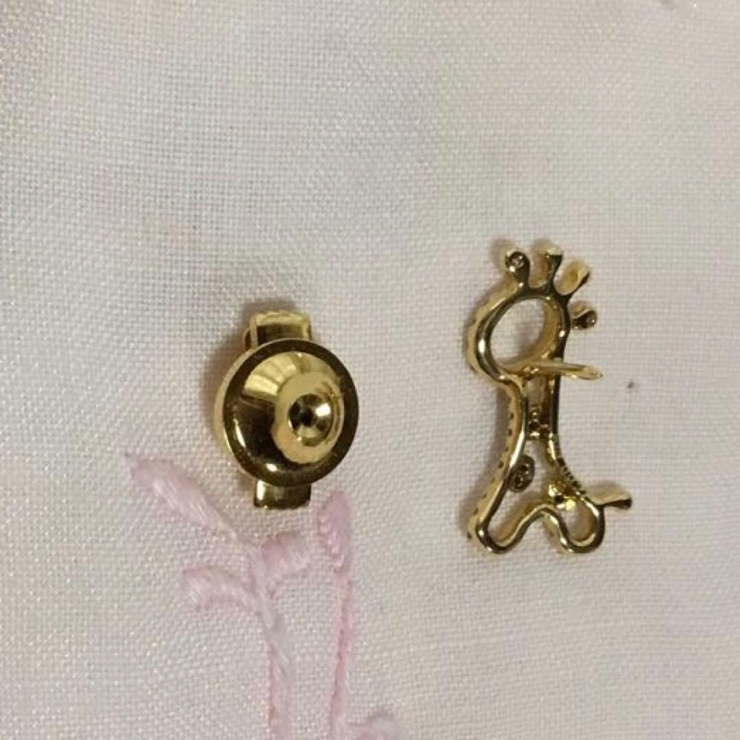 最終お値下げ‼️k18YGダイヤモンドブローチキリン