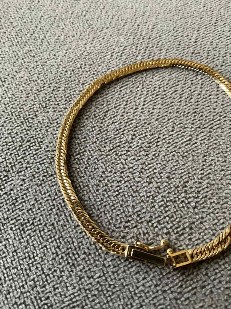 K18 喜平　12面トリプルブレスレット 18cm 約5.03g