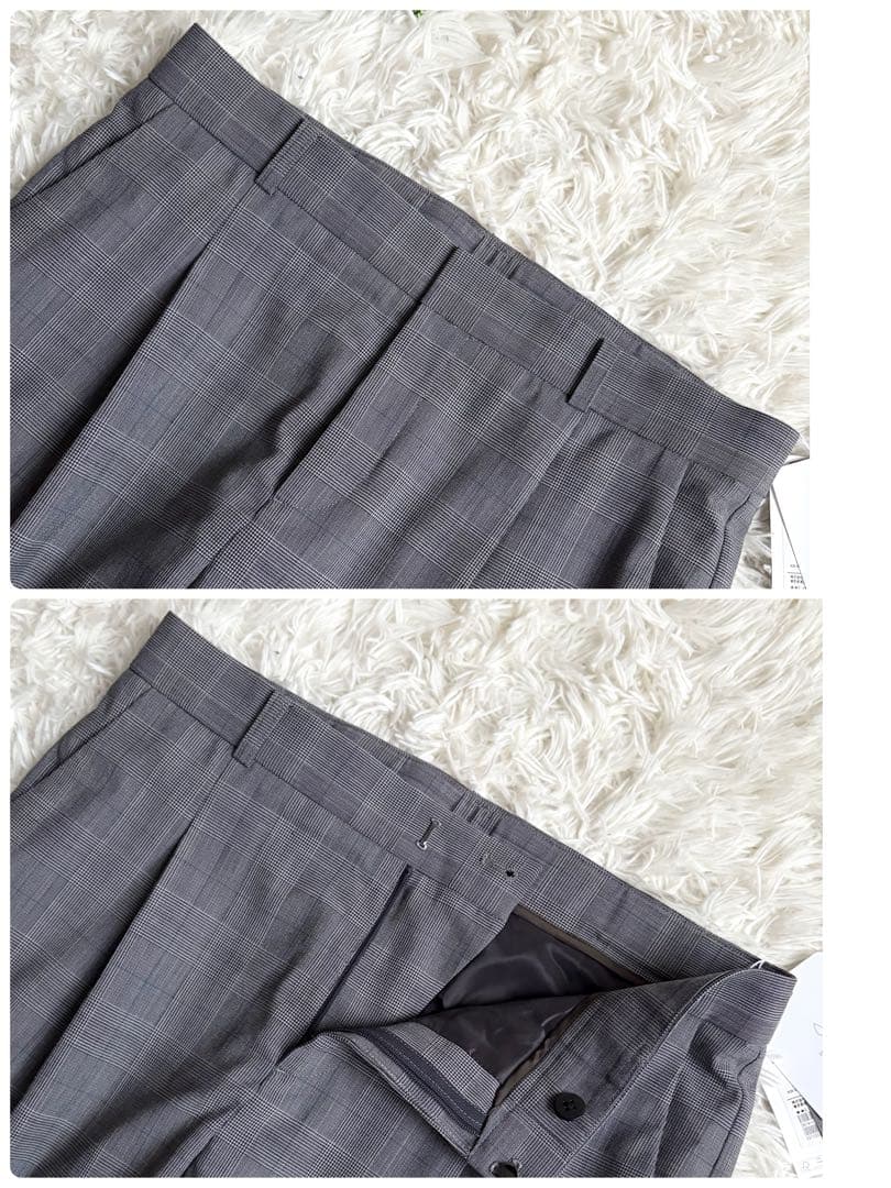 新品タグ付き♡グリーンレーベルリラクシング スーツ上下 ノーカラー 42