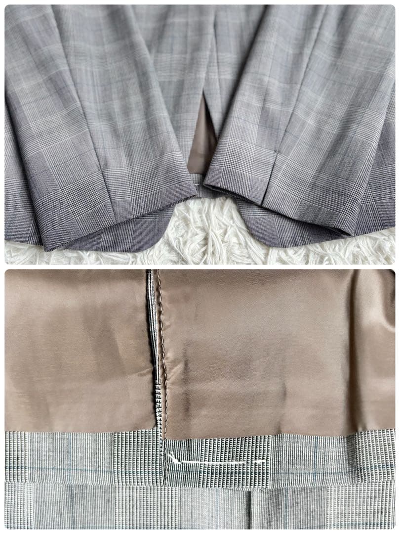 新品タグ付き♡グリーンレーベルリラクシング スーツ上下 ノーカラー 42