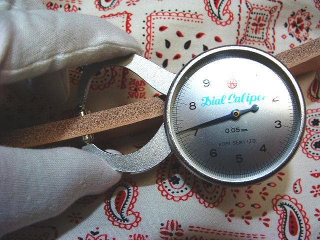 yoshi　超極厚ベルト7ミリ厚35ミリ幅ヌメ革ベルトG20バックル