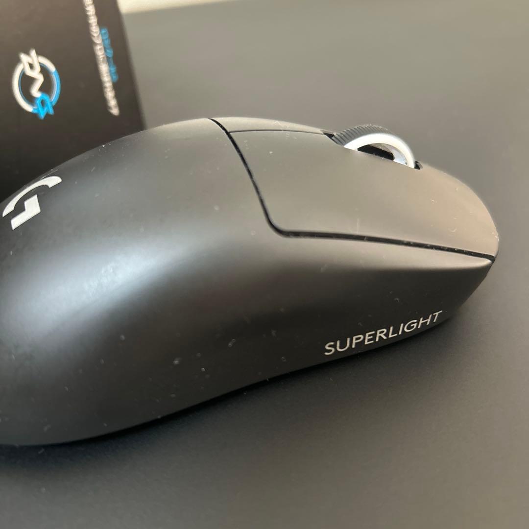 【美品】Logicool G PRO X SUPERLIGHT ブラック 箱無し