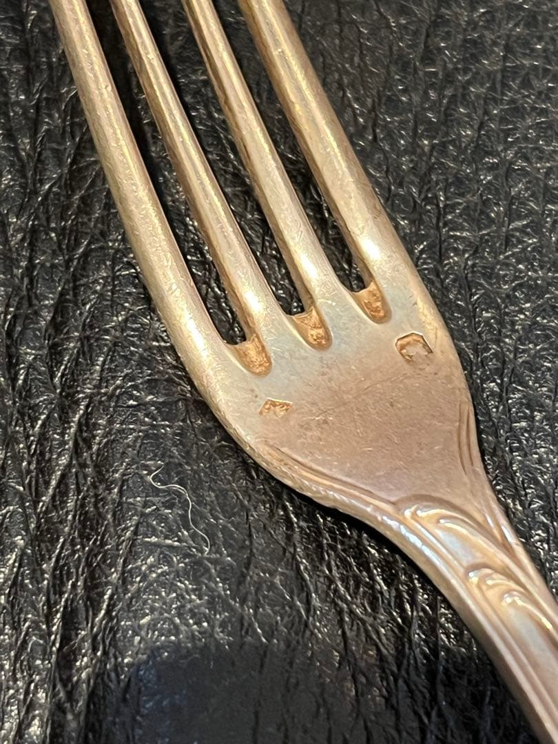 ピュイフォルカ　純銀製　スターリングシルバー950 スプーンとフォークセット