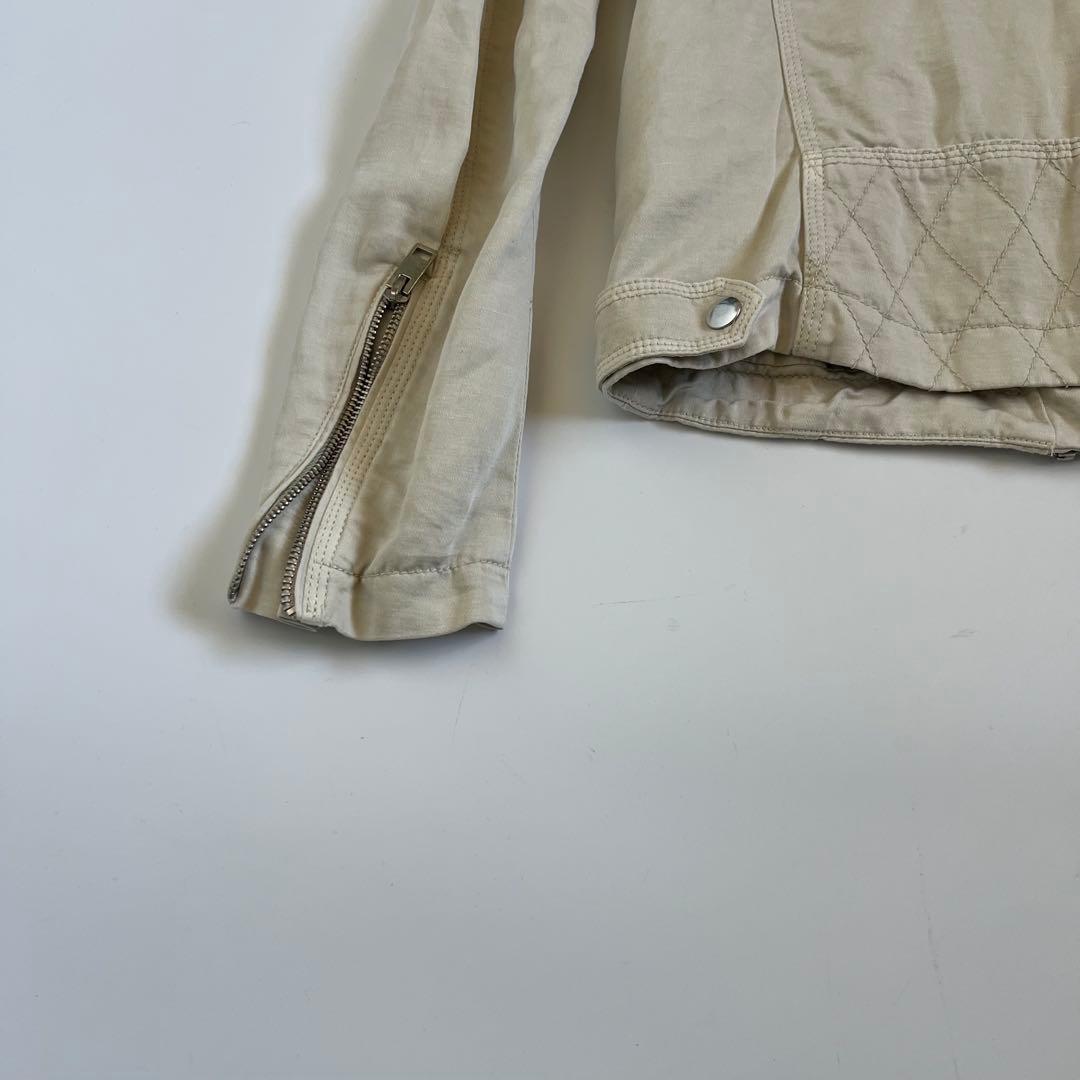 ジャケット・アウター DIESEL 2010s Linen Cotton Rider's Jacket