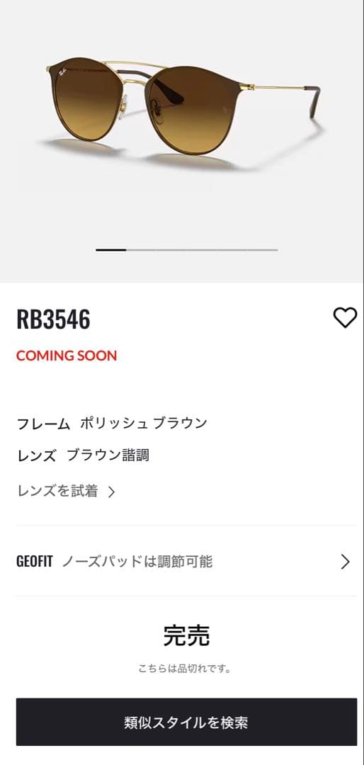 【新品未使用】Ray-Ban (レイバン)ブラウン サングラス ケース付き