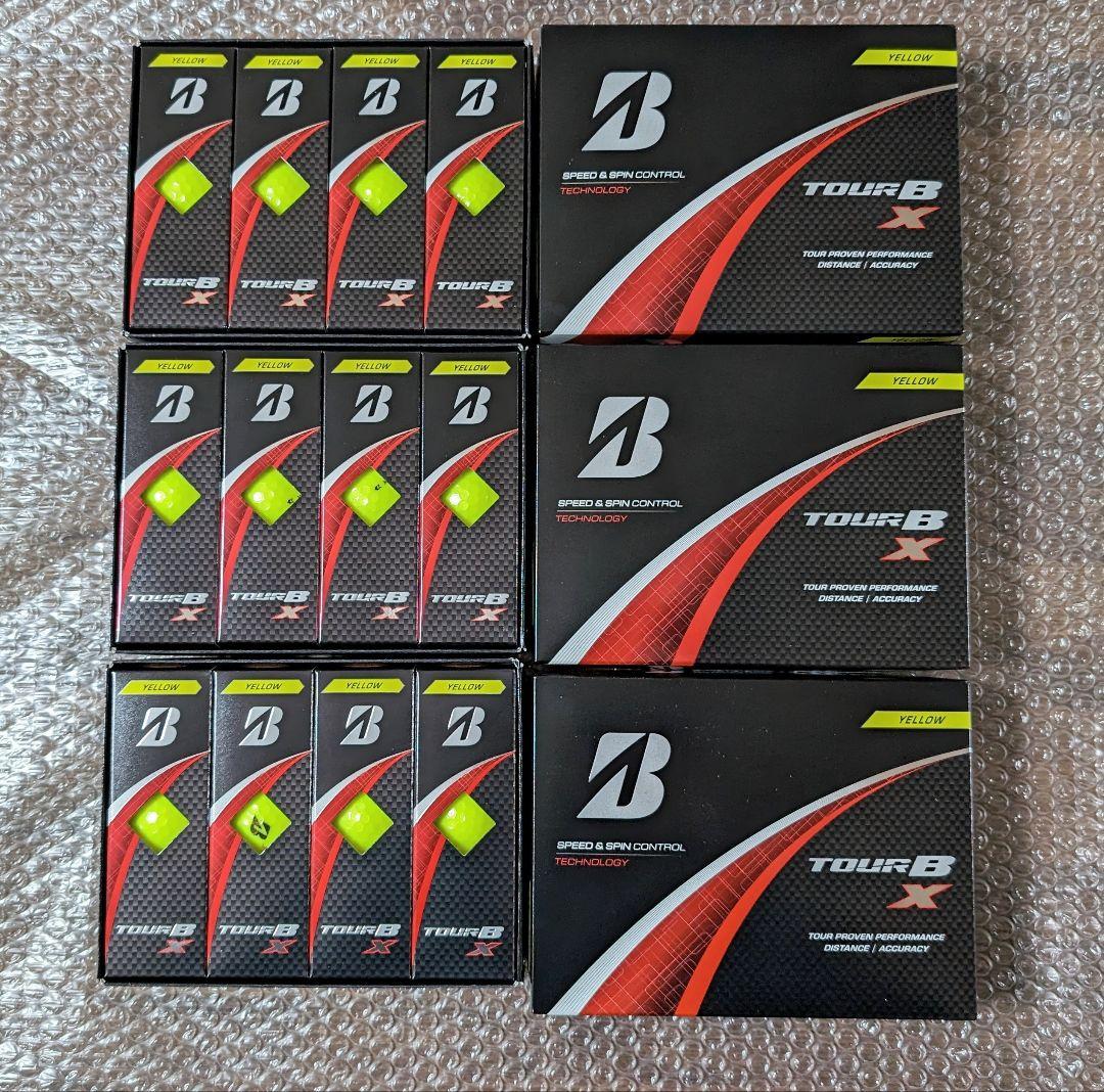 新品 ブリヂストン TOUR B X イエロー　2024年モデル 3ダース