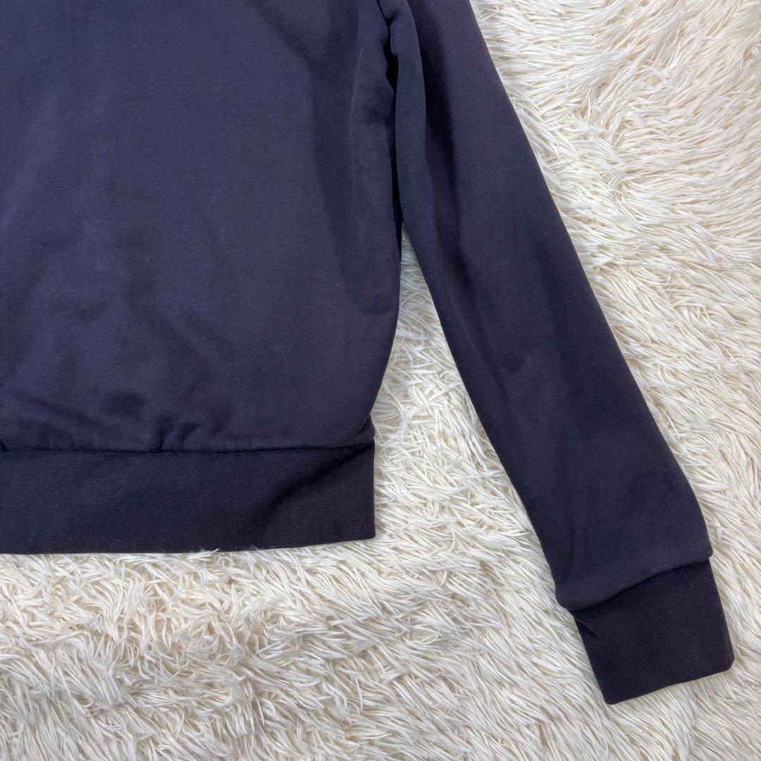 モンクレール マグリア カーディガン S 異素材 ダブルジップ ロゴ ネイビー