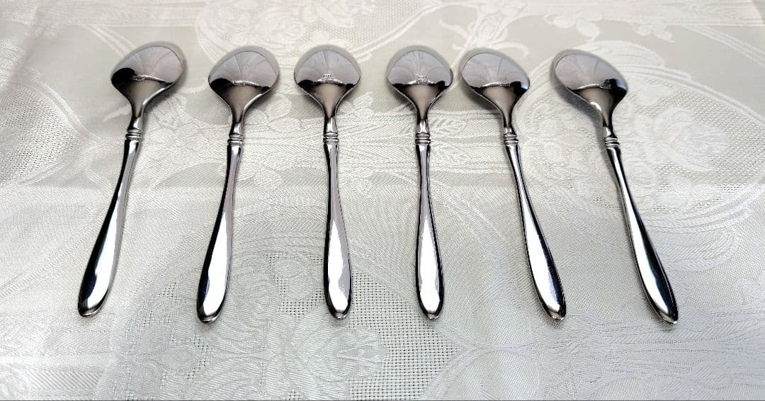 【美品】AZUMA インペリアル　18-18 ディナースプーン６本セット