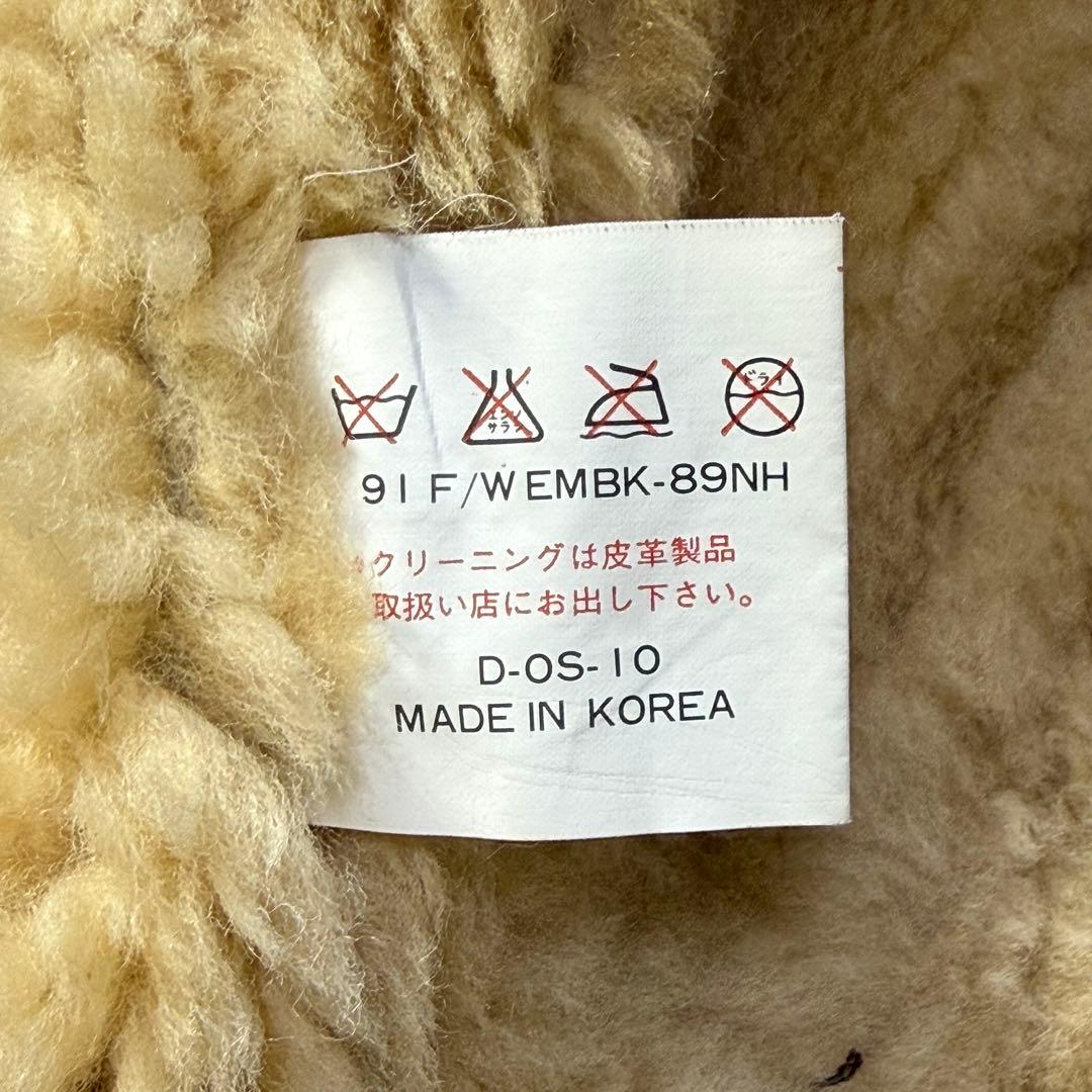 【フード付き】vintage B-3 ムートン フライトジャケット M 超短丈