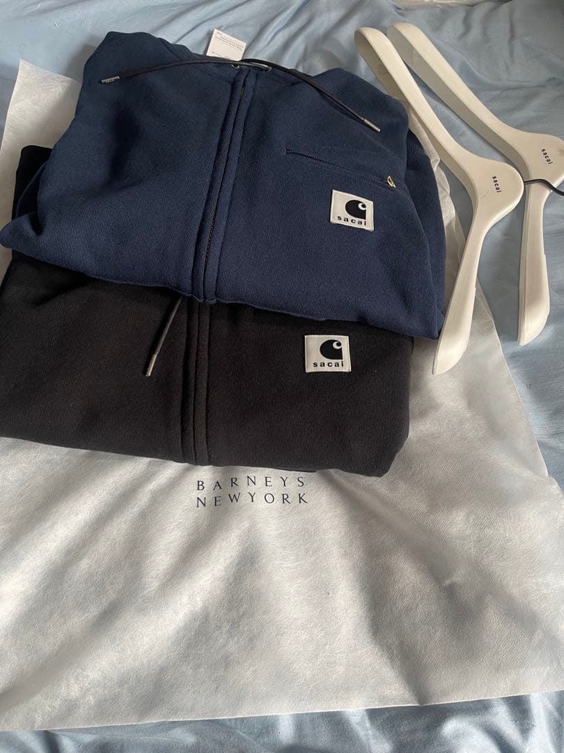 sacai x Carhartt WIP Cotton Jersey Hoôdi