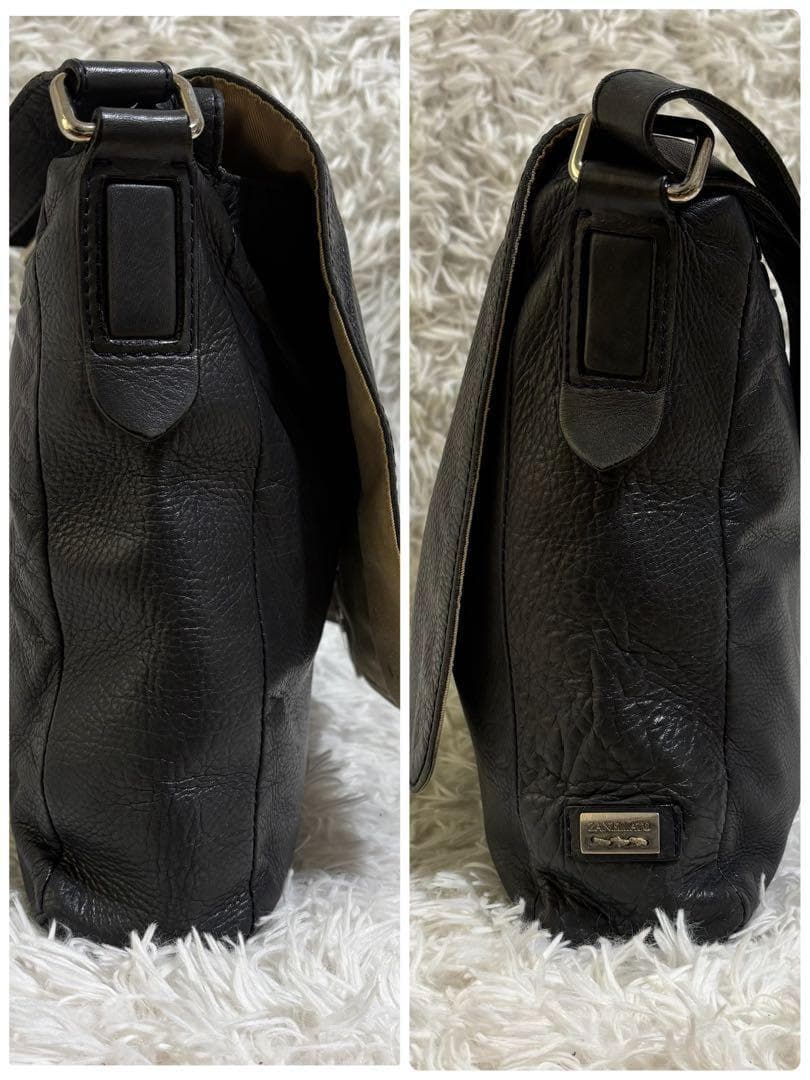 ✨希少色✨ザネラート メッセンジャーバッグ ポスティーナL オールレザー 大容量