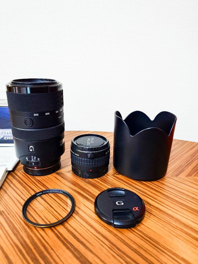 SONY sal70300g と2倍テレコン付き　600mm相当超望遠セット