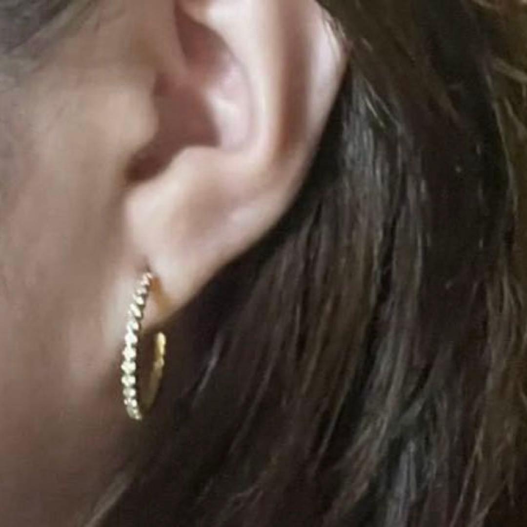 アーカー　ビリーヴフープピアス　両耳