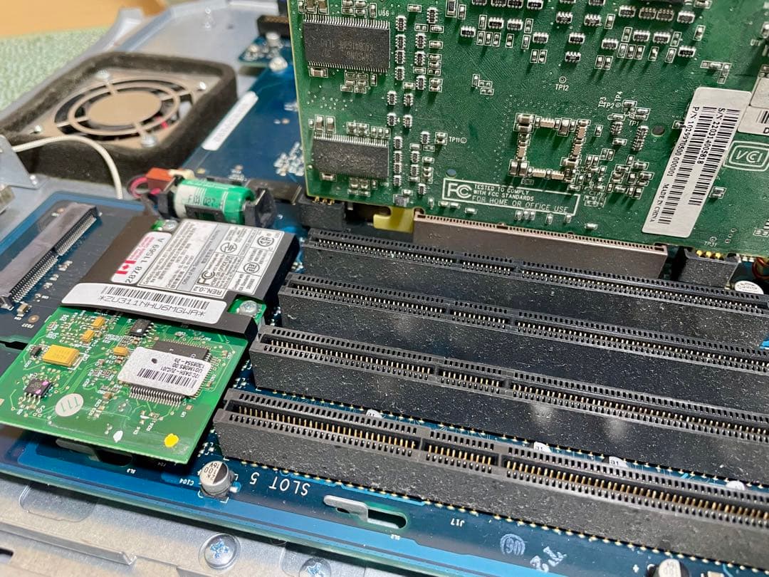 Apple PowerMac G4 起動確認済み