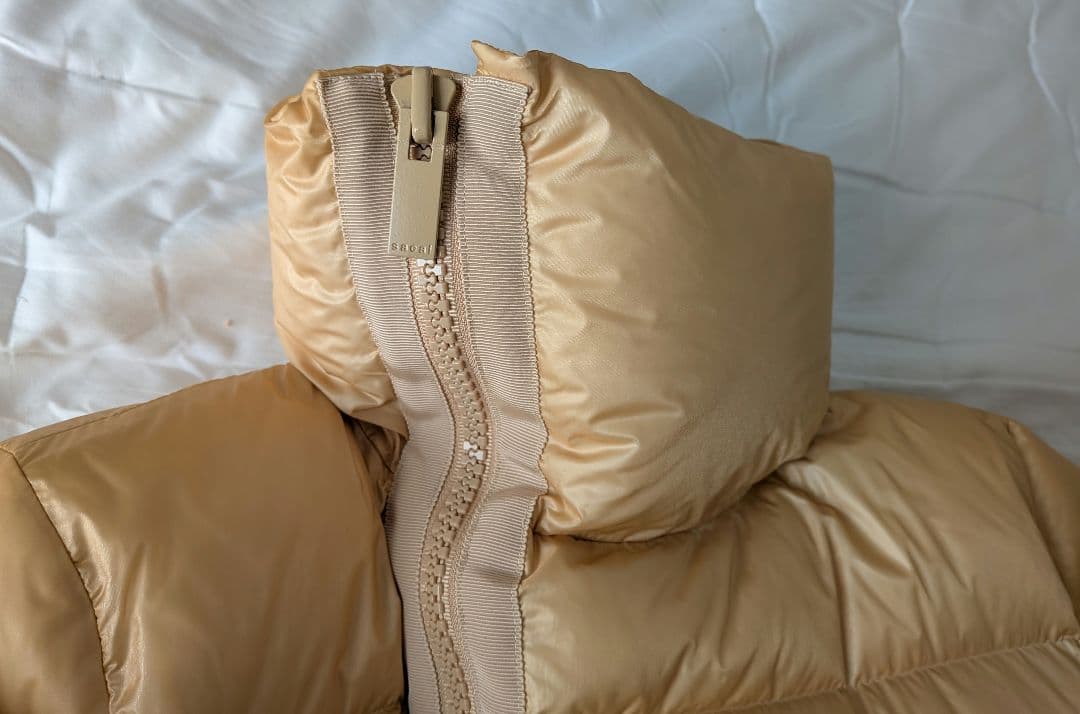 sacai サカイ Puffer アシンメトリー ダウンジャケット