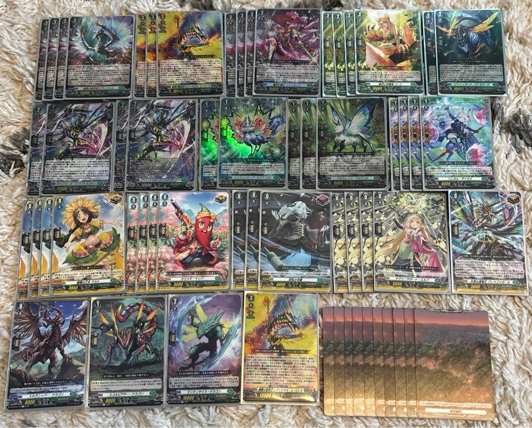 レヴィドラス　デッキ　セット　調整パーツ　スリーブ付き　ヴァンガード