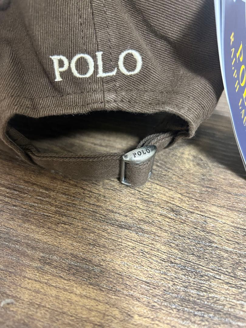 ポロラルフローレン　ポロ　キャップ　ブラウン