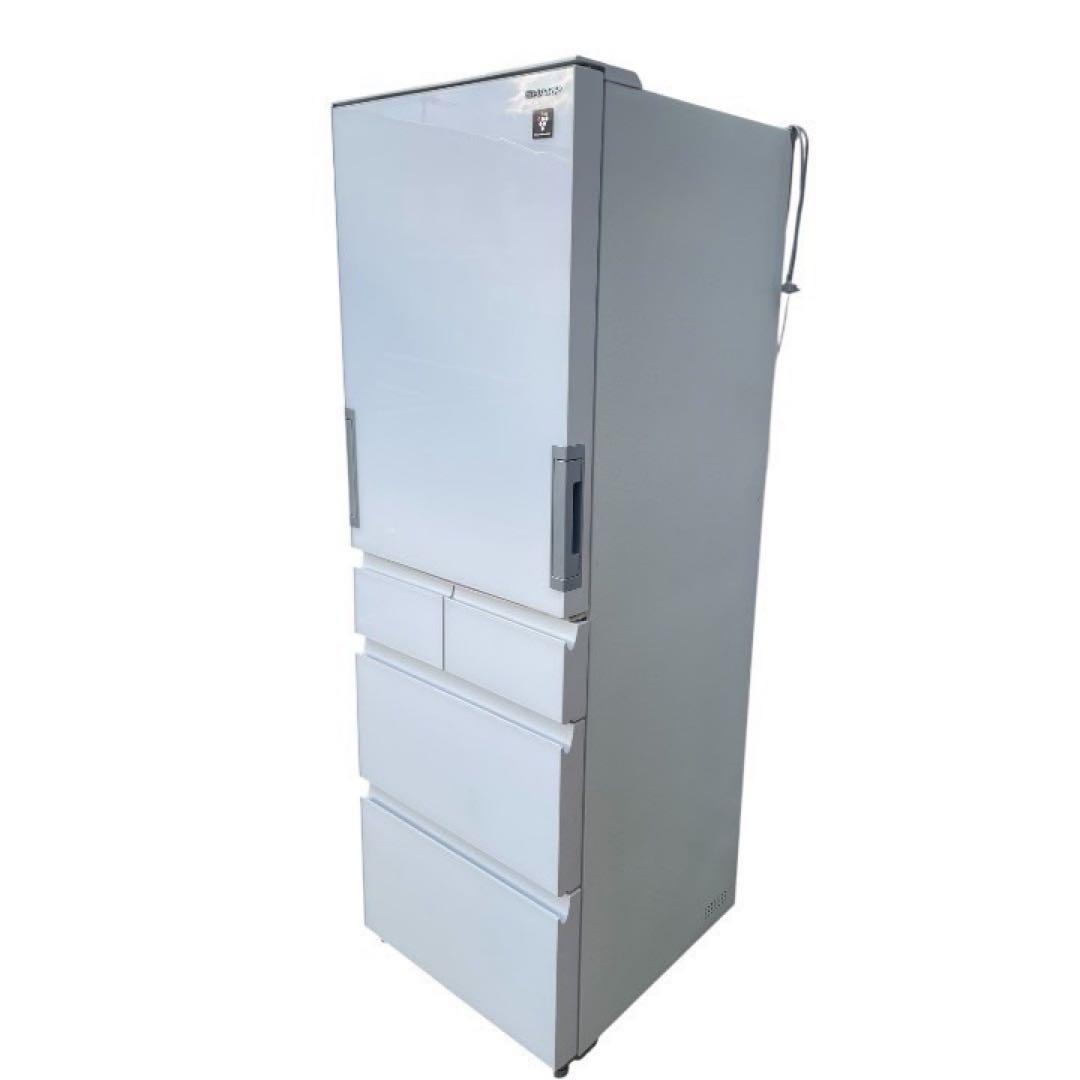 SHARP 412L 両開き 冷蔵庫 SJ-G417J 2023年製　美品