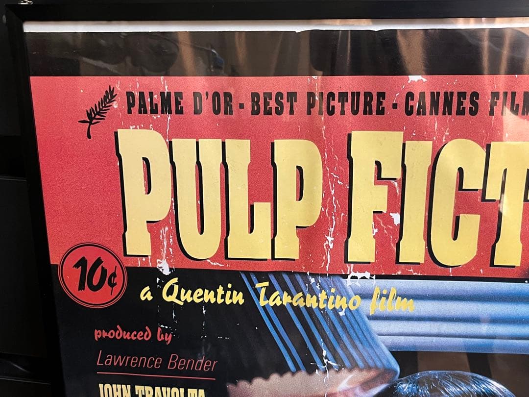 【激レア90年代製】ヴィンテージPulp Fiction ポスター