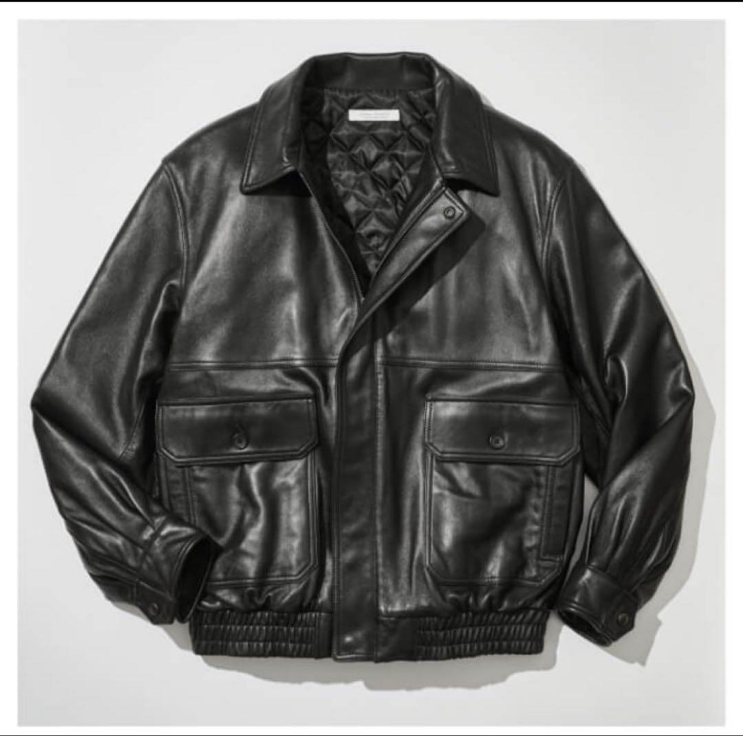 JOURNAL STANDARDのラムダッドレザーブルゾン （ブラック）